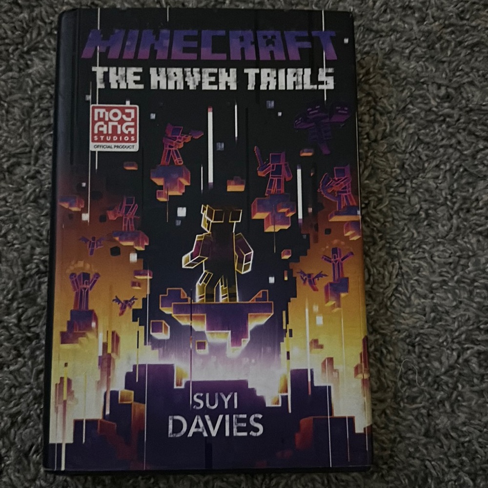Minecraft The Haven Trials book by Suyi Davies.
